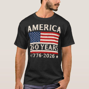 T-shirt L'Amérique 250 Ans 4 Juillet 250e Anniversaire