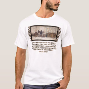 T-shirt L'Amérique a été fondée sur l'évangile du