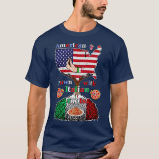 T-shirt L'Amérique a grandi avec des racines italiennes