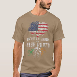 T-shirt L'Amérique A Grandi Avec Les Racines Irlandaises I