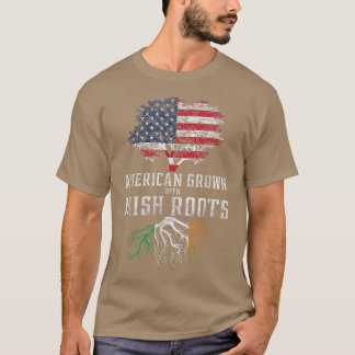T-shirt L'Amérique A Grandi Avec Les Racines Irlandaises I