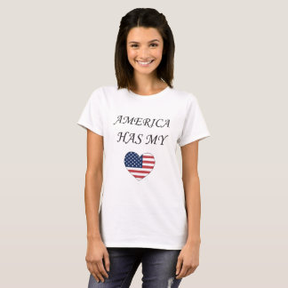 T-shirt L'Amérique a mon coeur