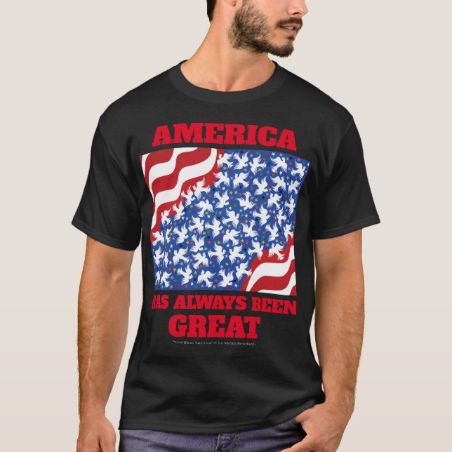T-shirt L'Amérique A Toujours Été Super ! (Devant)
