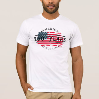 T-shirt L'Amérique depuis 1776 avec le drapeau américain p