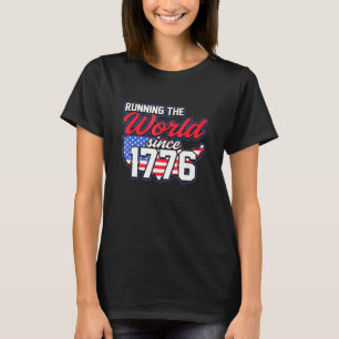 T-shirt L'Amérique Dirige Le Monde Depuis 1776