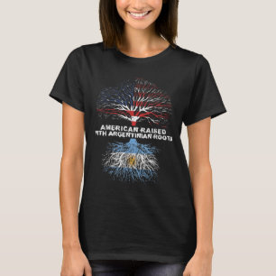 T-shirt L'Amérique élevée avec les racines argentines Arge