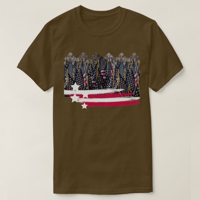 T-shirt L'Amérique est mon pays (Design devant)