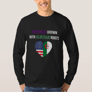 T-shirt L'Amérique Grandit Avec Des Racines Algériennes