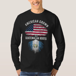 T-shirt L'Amérique grandit avec des racines guatémaltèques