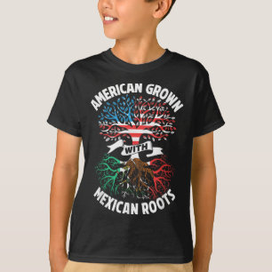 T-shirt L'Amérique grandit avec des racines mexicaines Mex