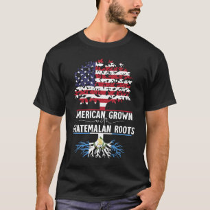 T-shirt L'Amérique Grandit Avec Les Racines Du Guatemala
