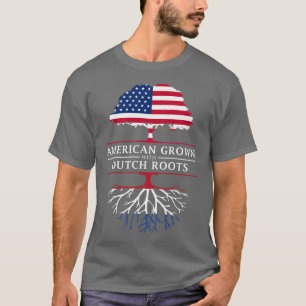 T-shirt L'Amérique grandit avec les racines hollandaises P