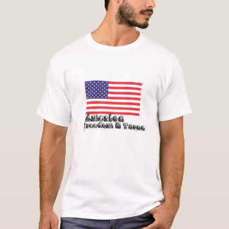 T-shirt L'Amérique, la liberté et les tacos
