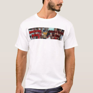 T-shirt L'Amérique n'a pas de roi anti-Trump 2024 Vote Blu