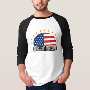 T-shirt L'Amérique n'est pas votre royaume — Rébellion