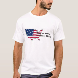 T-shirt L'Amérique pleure les victimes de NewTown Connecti