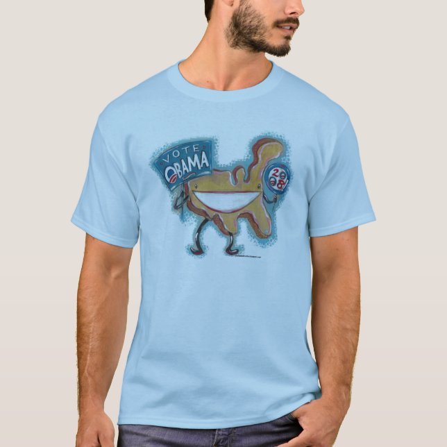 T-shirt L'Amérique pour Obama ! (Devant)