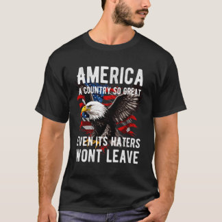 T-shirt L'Amérique Un Pays Si Grand Même Son Époque Ne Qui
