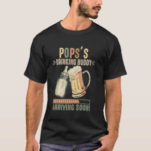 T-shirt L'ami de beuverie de Pops arrive bientôt pour être