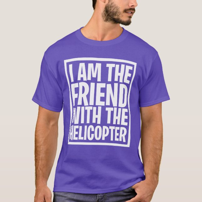 T-SHIRT L'AMI DE L'IDÉE CADEAU HÉLICOPTÈRE POUR HÉLIC F (Devant)