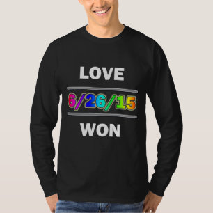 T-shirt L'amour a gagné