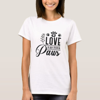 T-SHIRT L'AMOUR-A-QUATRE-PAWS