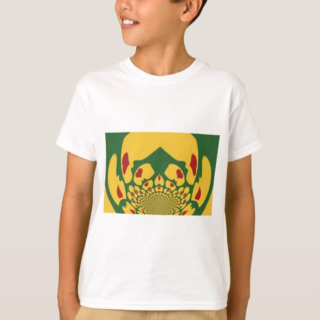 T-shirt L'amour à Rasta Couleurs : Coeurs de reggae (Devant)