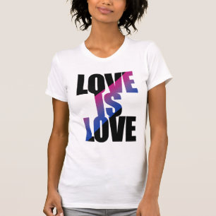 T-shirt L'amour bisexuel est l'amour
