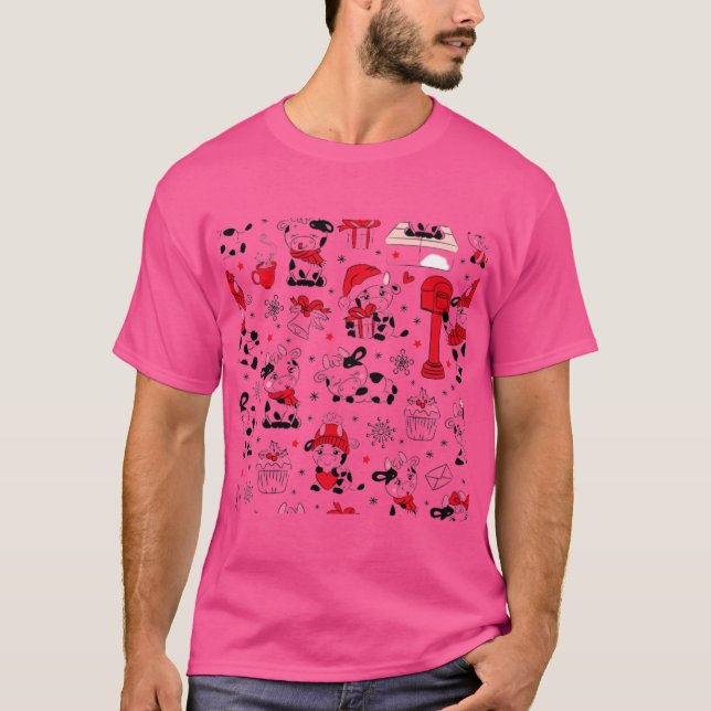 T-shirt L'amour, c'est l'énergie, le coeur, le romantisme, (Devant)