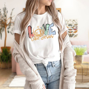T-shirt L'Amour Comme Jésus Chemise, Jésus Chemise, Jésus-