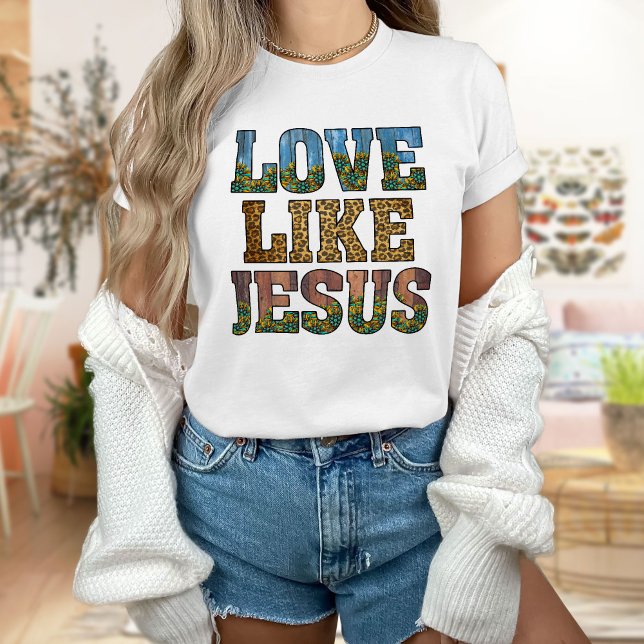 T-shirt L'Amour Comme Jésus Chemise, Jésus Chemise, Jésus- (Créateur téléchargé)