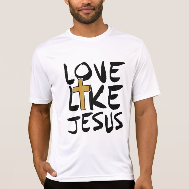 T-shirt L'AMOUR COMME JÉSUS Christian (Devant)