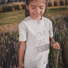 T-Shirt L'amour comme Jésus fille