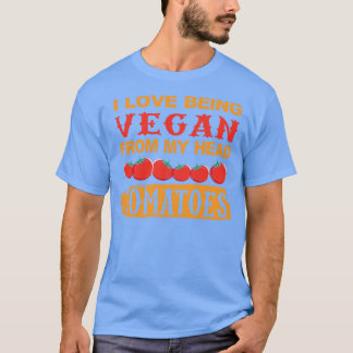 T-shirt L'amour comme tomates VEGAN