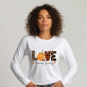 T-shirt L'amour cosy Thanksgiving