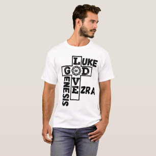 T-shirt L'Amour De Dieu Mot-De-Croix Biblique Unisex