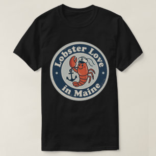 T-shirt L'amour de homard _ Maine Maritime Artwork