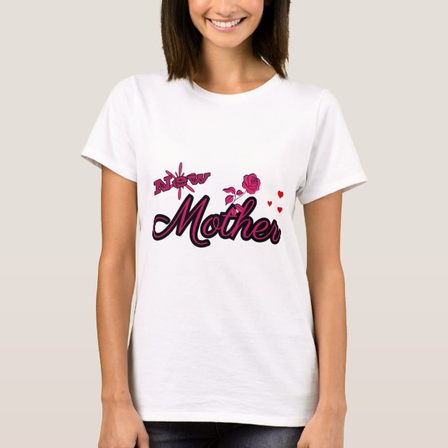 T-shirt L'amour de la nouvelle maman (Devant)