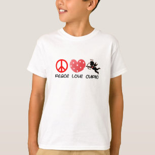 T-shirt L'Amour De La Paix Cupide, Plus Mignon Que Cupide