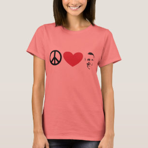 T-SHIRT L'AMOUR DE LA PAIX OBAMA