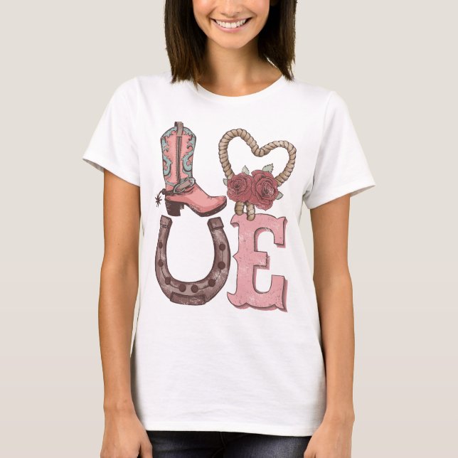 T-shirt L'amour de la Saint-Valentin (Devant)