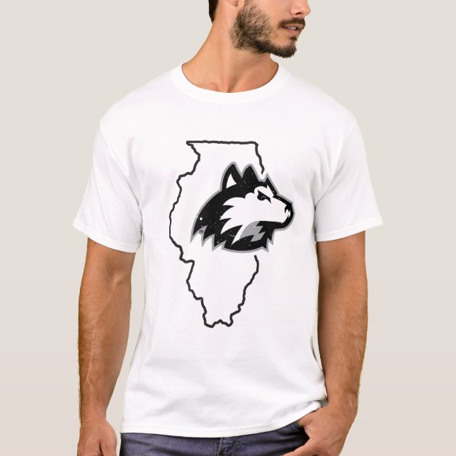 T-shirt L'Amour de l'État de NIU Huskies (Devant)