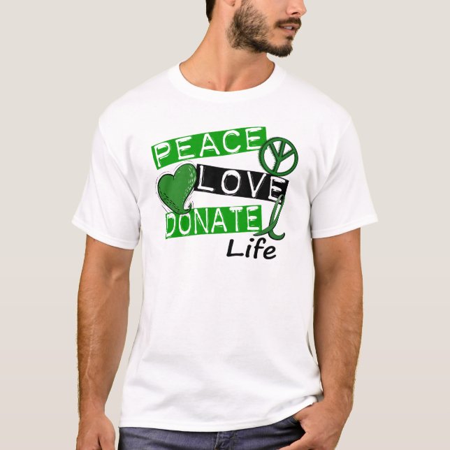 T-SHIRT L'AMOUR DE PAIX DONNENT LA VIE (Devant)