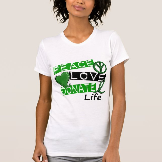 T-SHIRT L'AMOUR DE PAIX DONNENT LA VIE (Devant)
