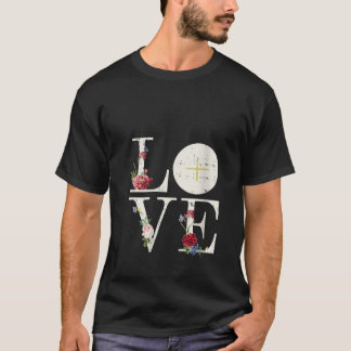 T-shirt L'Amour des Femmes Eucharistie Première Sainte Com
