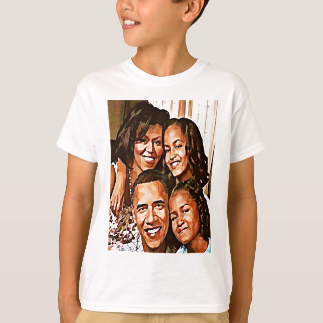 T-shirt L'amour d'Obama_ (Devant)