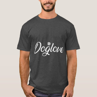 T-shirt L'amour du chien avec les amis rétro de Dog Paw