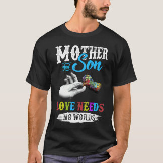 T-shirt L'amour entre mère et fils n'a pas besoin de mots