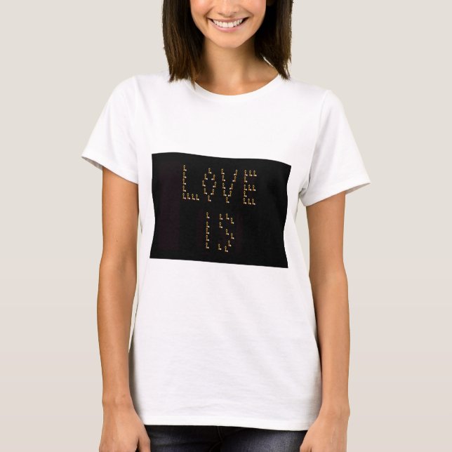 T-shirt L'amour est (Devant)