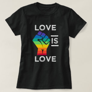 T-shirt L'amour est amour - dire de fierté - chemise